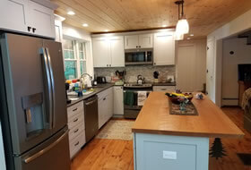 Custom kitchen by G & L Contrating.